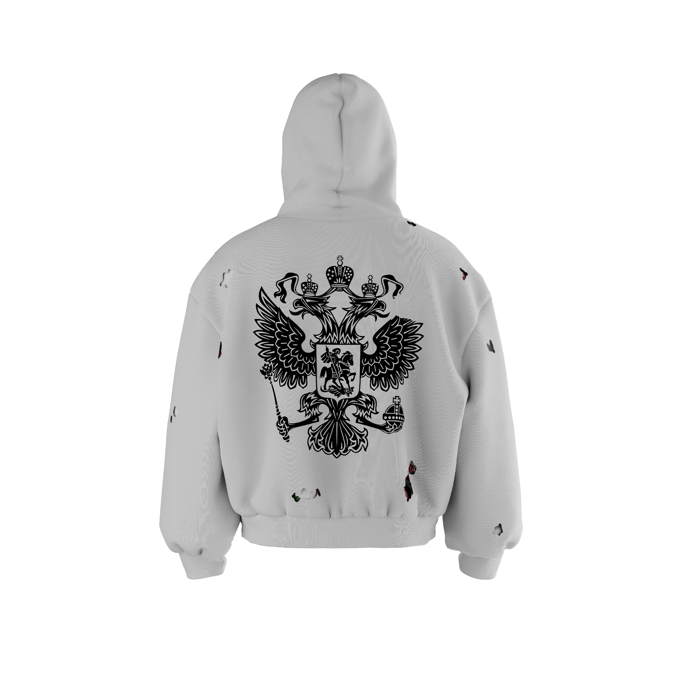 "Gerb" Hoodie White