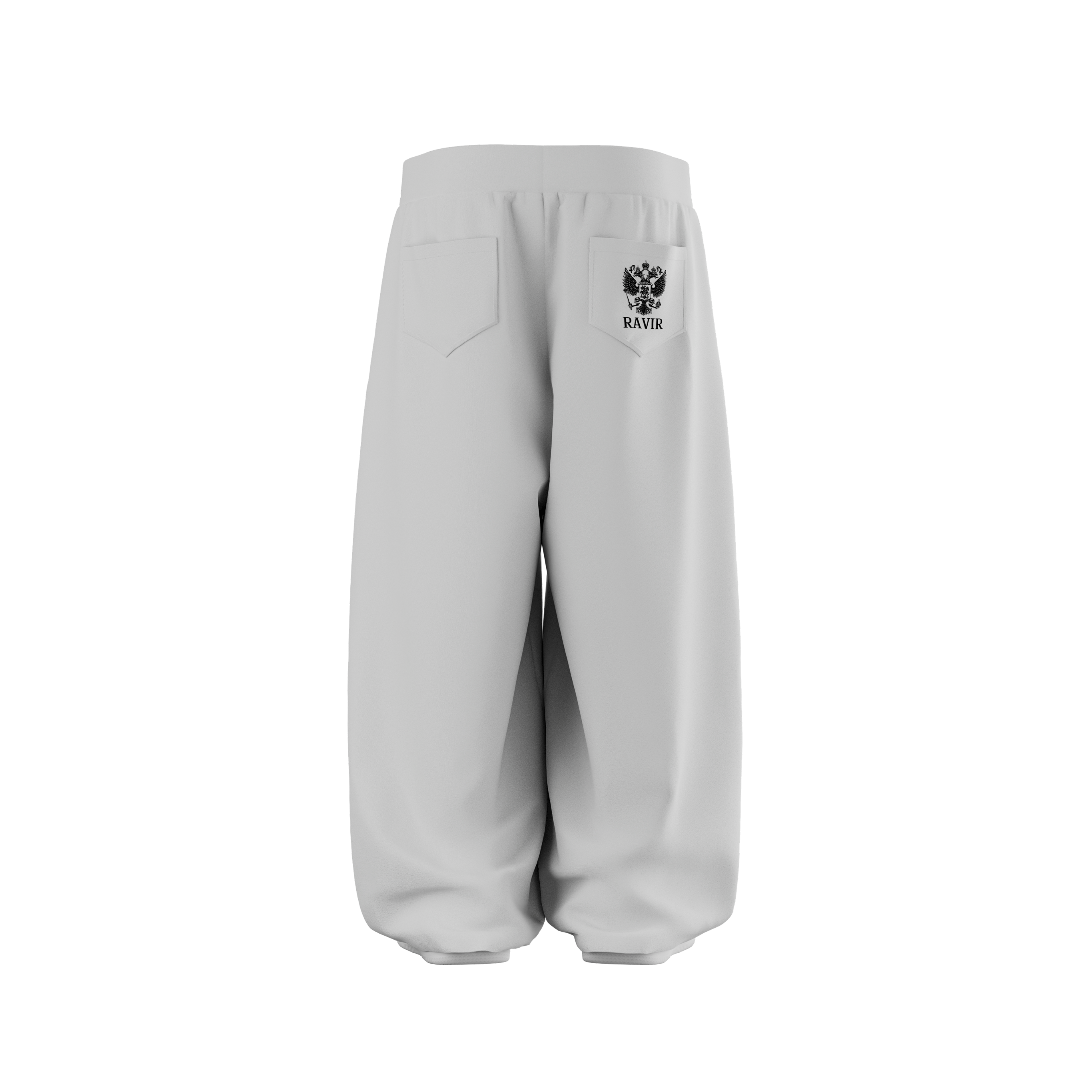 "Gerb" sweatpants White