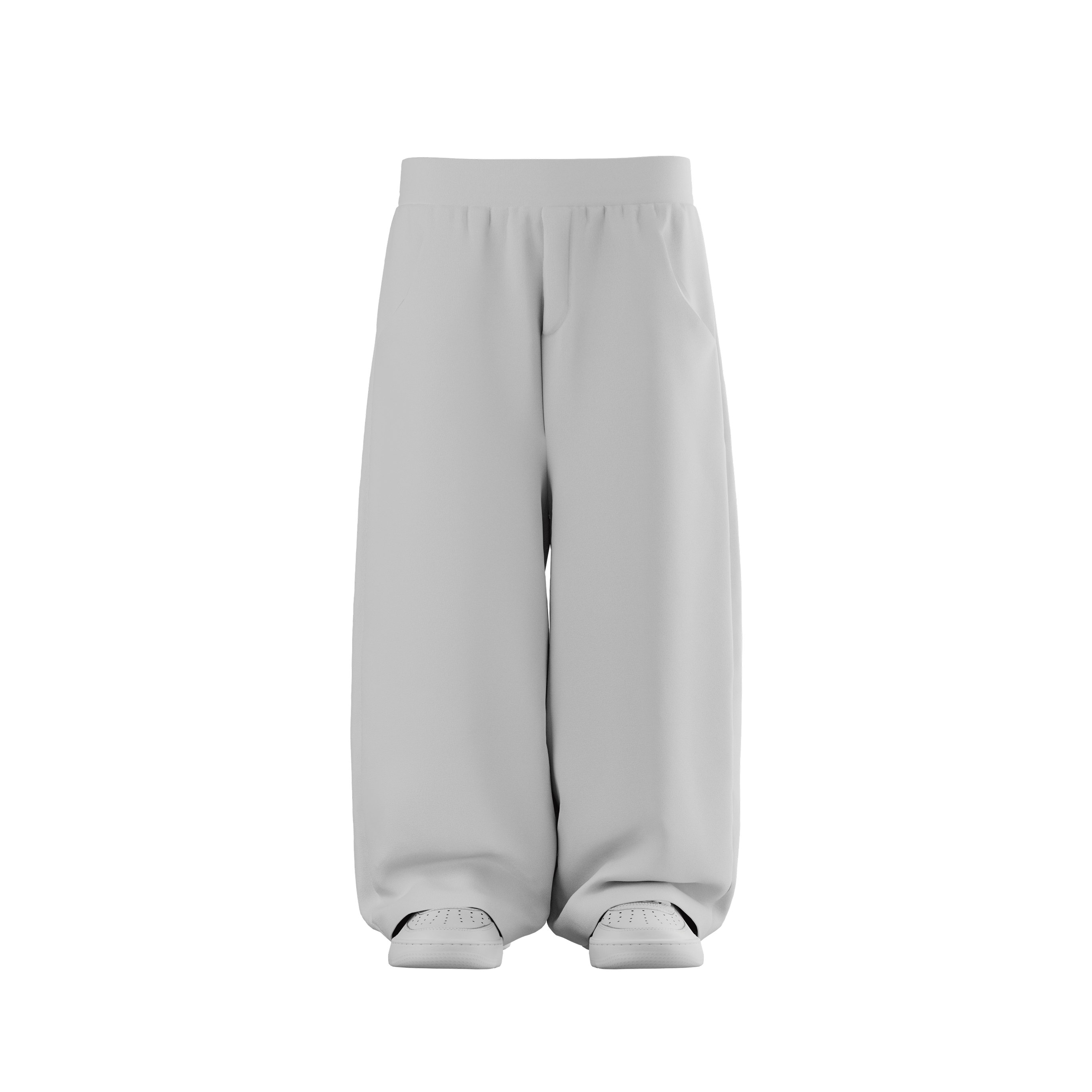 "Gerb" sweatpants White