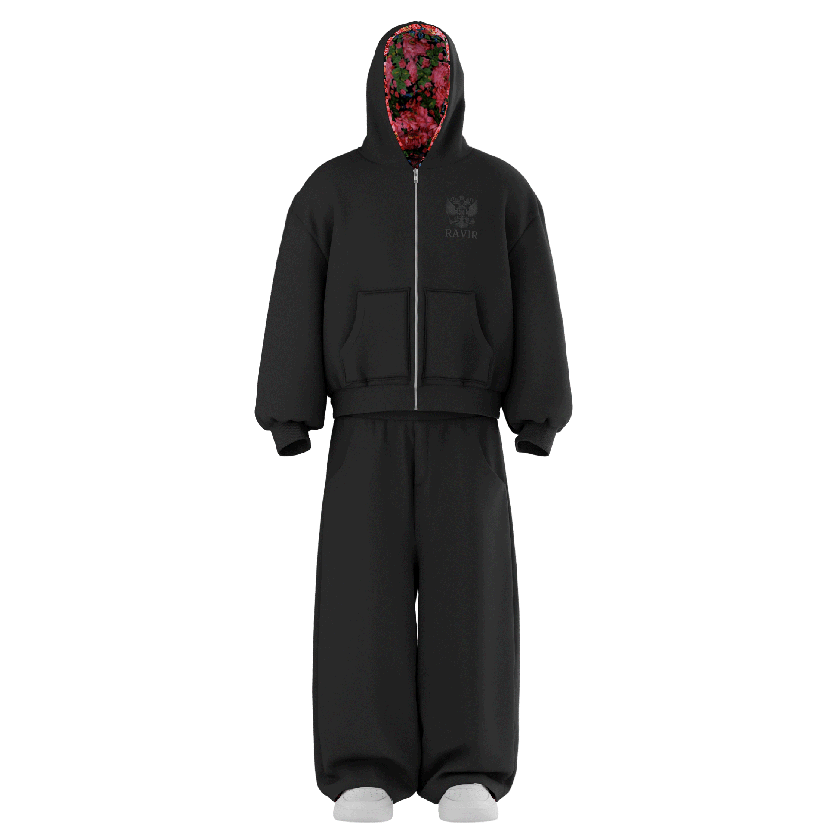 "Gerb" Tracksuit Black