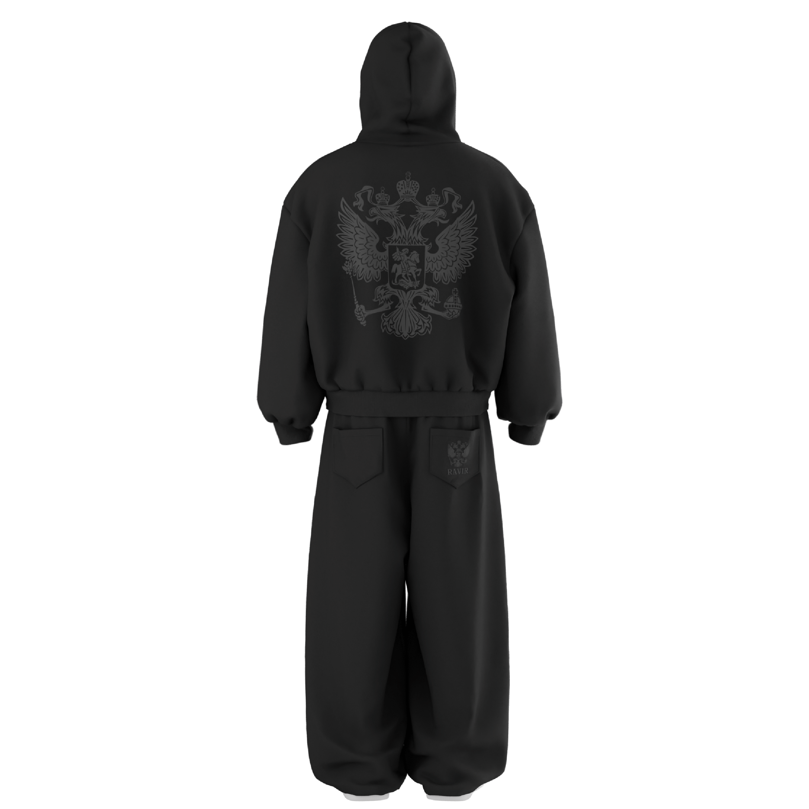 "Gerb" Tracksuit Black