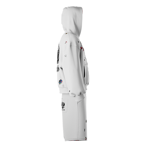 "Gerb" summer Tracksuit White