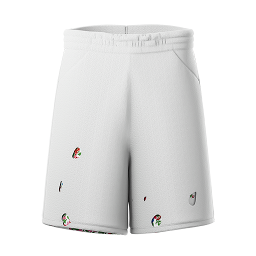 "Gerb" shorts White