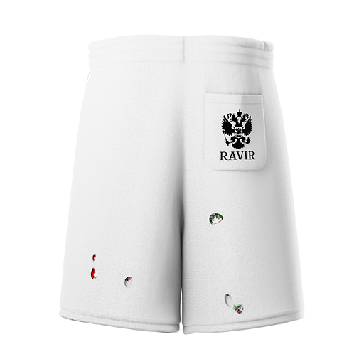 "Gerb" shorts White